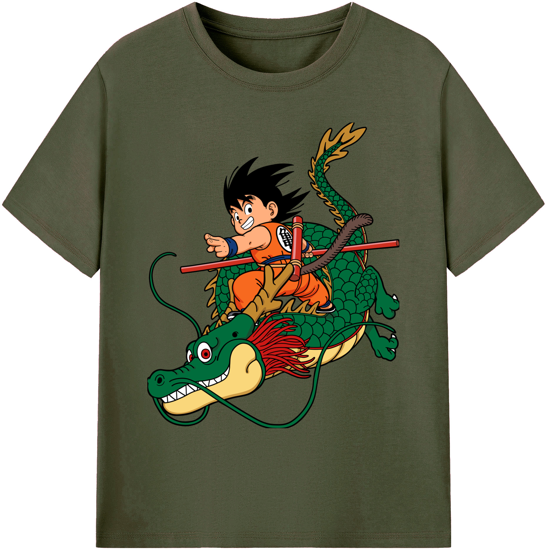 （画像用） ドラゴンボール 孫悟空（そん ごくう）Son Goku カカロット DRAGON BALL Kakarotto 綿100％ メンズ半袖Tシャツ｜肌触りやわらか＆通気性